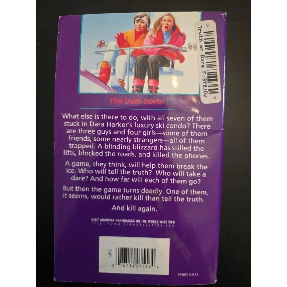 Fear Street Truth or Dare by R.L. Stine Vintage Horror Paperback Book
